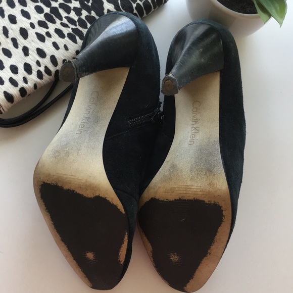 Calvin Klein Suede Booties - Picture 10 of 10